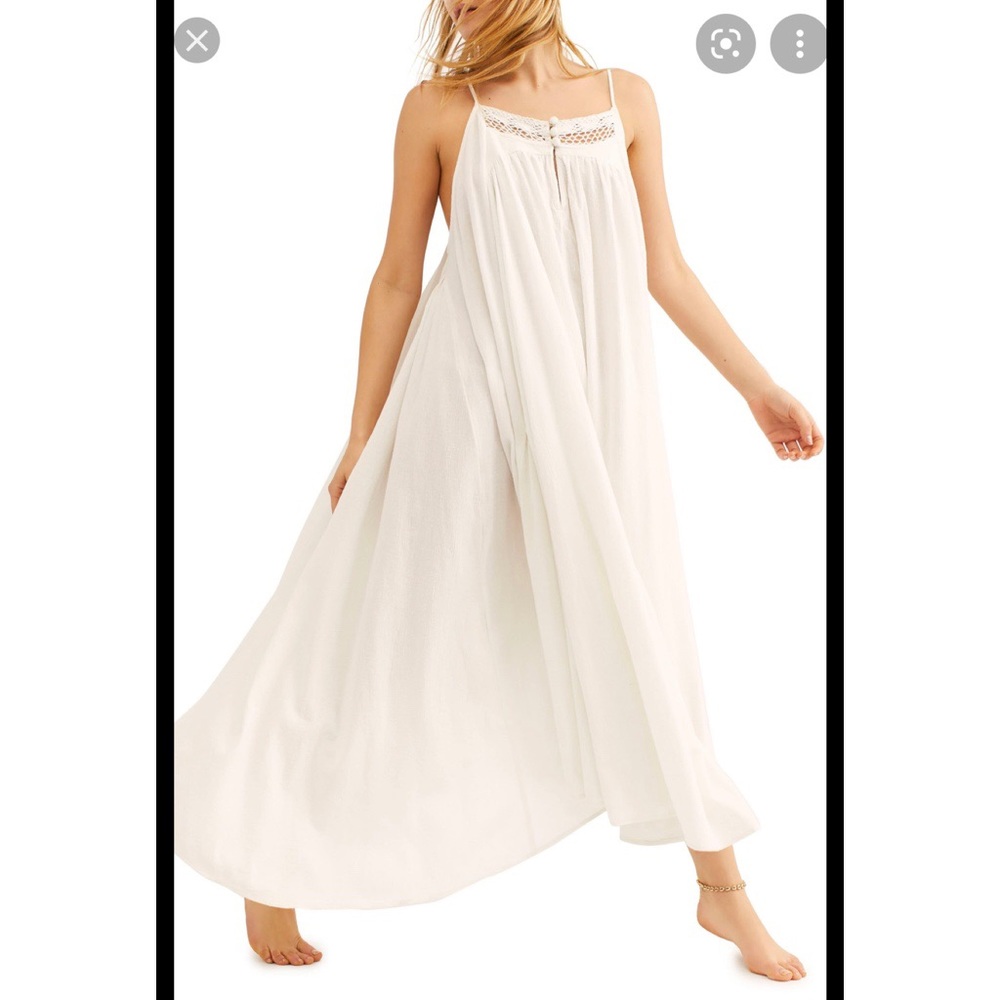 Free people white mancora dress XS, NWT - SOLD OUT